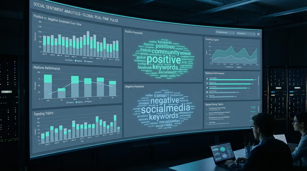 黑料暗网 - 社交媒体舆情分析数据大屏